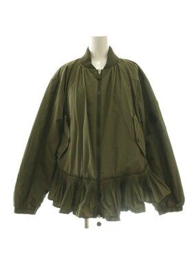 Moncler Mirac Giubbotto Pleated Down Jacket Outer Zip Up Khaki 1